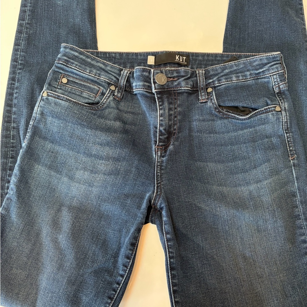 #532  Kut from the Kloth  Cute Women's Indigo Skinny Jeans - Picture 7 of 11
